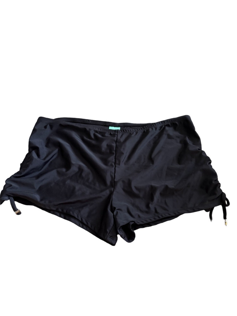 Collections by Catalina Black Swim Boyshorts. Adjustable ruched sides  Size 1X